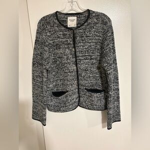 Abercrombie & Fitch Women's
Novelty Button Tweed-Inspired Sweater Jacket